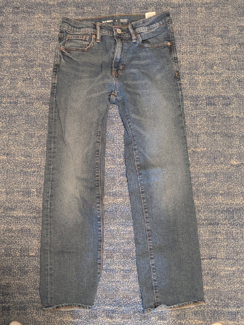 Old Navy Men's Straight-Leg Jeans in Classic Denim Blue